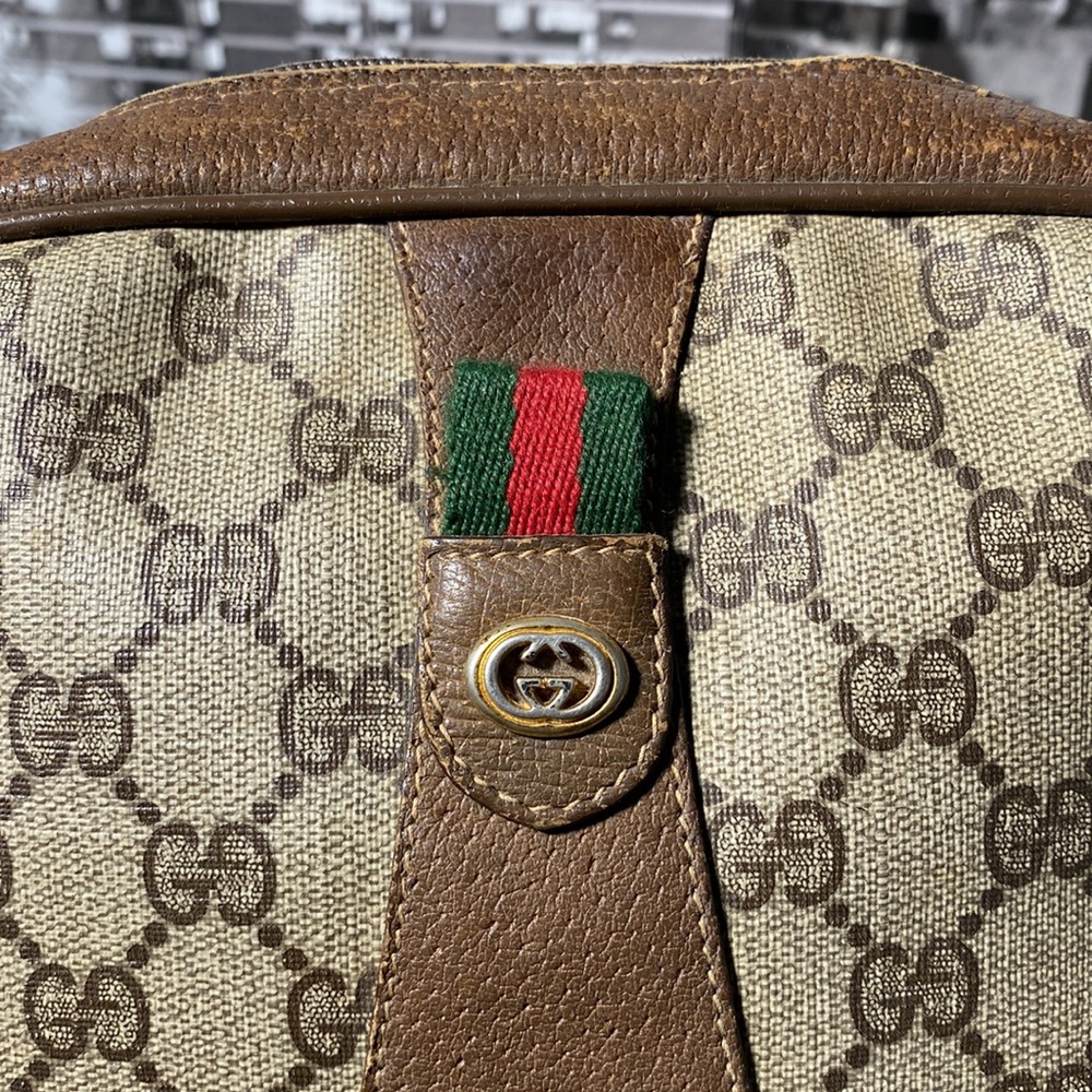 Authentic Rare Gucci Sherry Line GG Bag - Picture 7 of 16